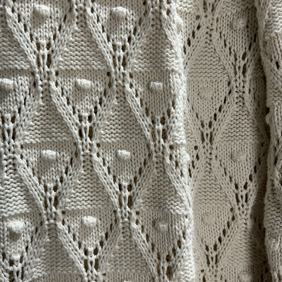 New Tommy Hilfiger crochet knit sweater size xl - Picture 3 of 6